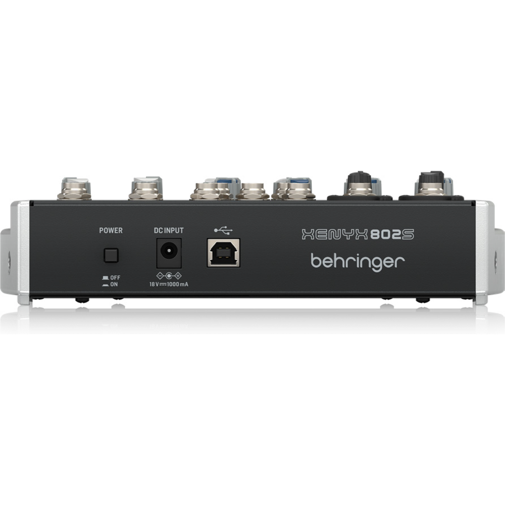 Behringer XENYX 802S 8-Channel Mixer w/ USB Streaming Interface