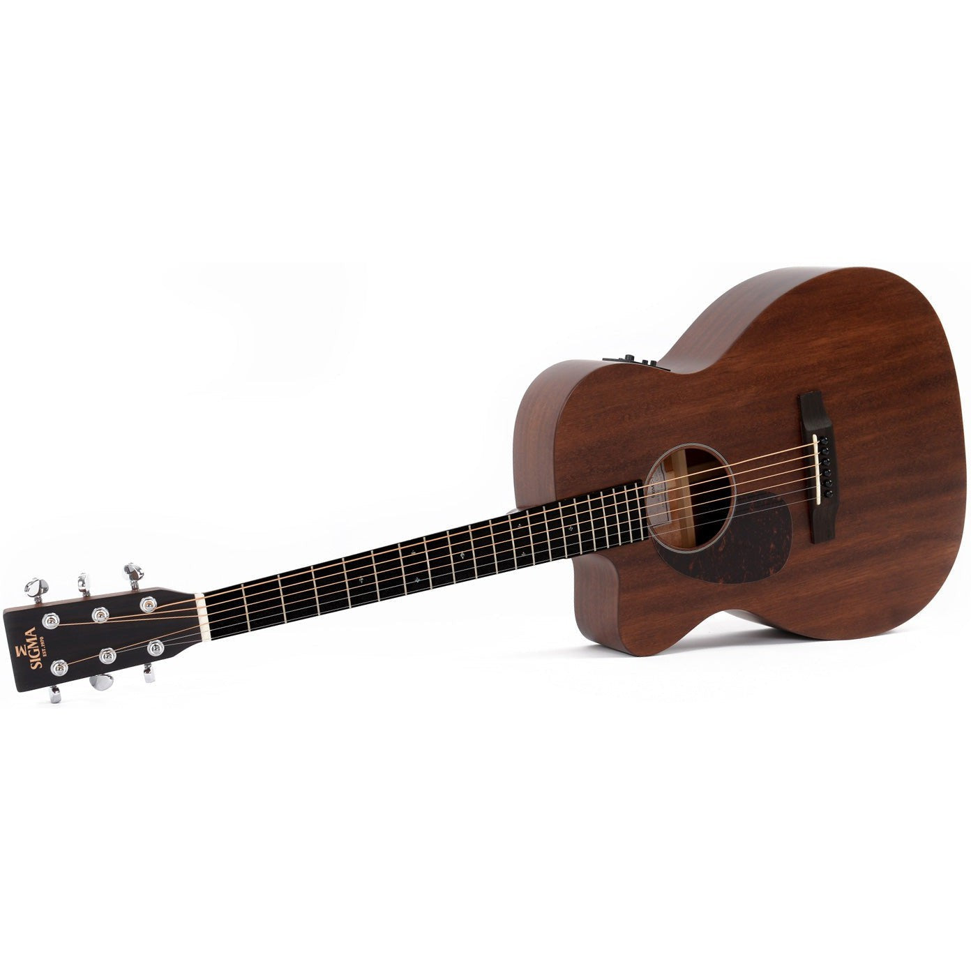 Sigma 000MC-15E L Acoustic Guitar Solid Mahogany Top - Cutaway - Satin (Left Handed)