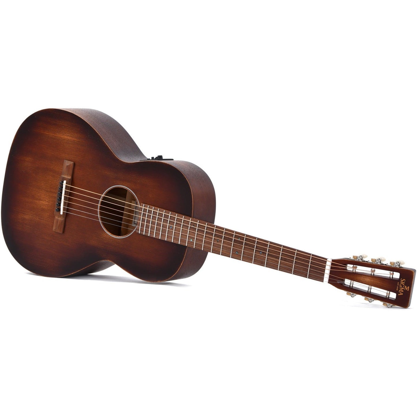 Sigma 00M-15SE-AGED Acoustic Guitar 12 Fret Solid Mahogany Top - Cutaway - Aged - Satin