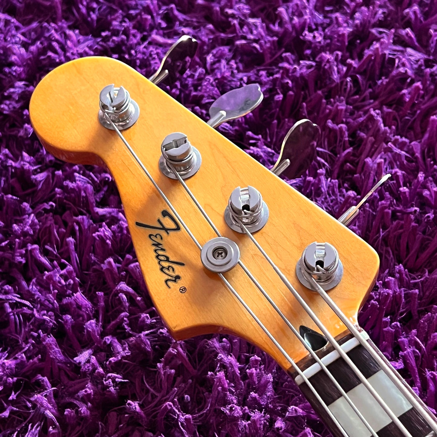 2010-11 Fender J-Craft JAB-LH Jaguar Bass Olympic White Left Handed (MIJ) (w/ Gig Bag)