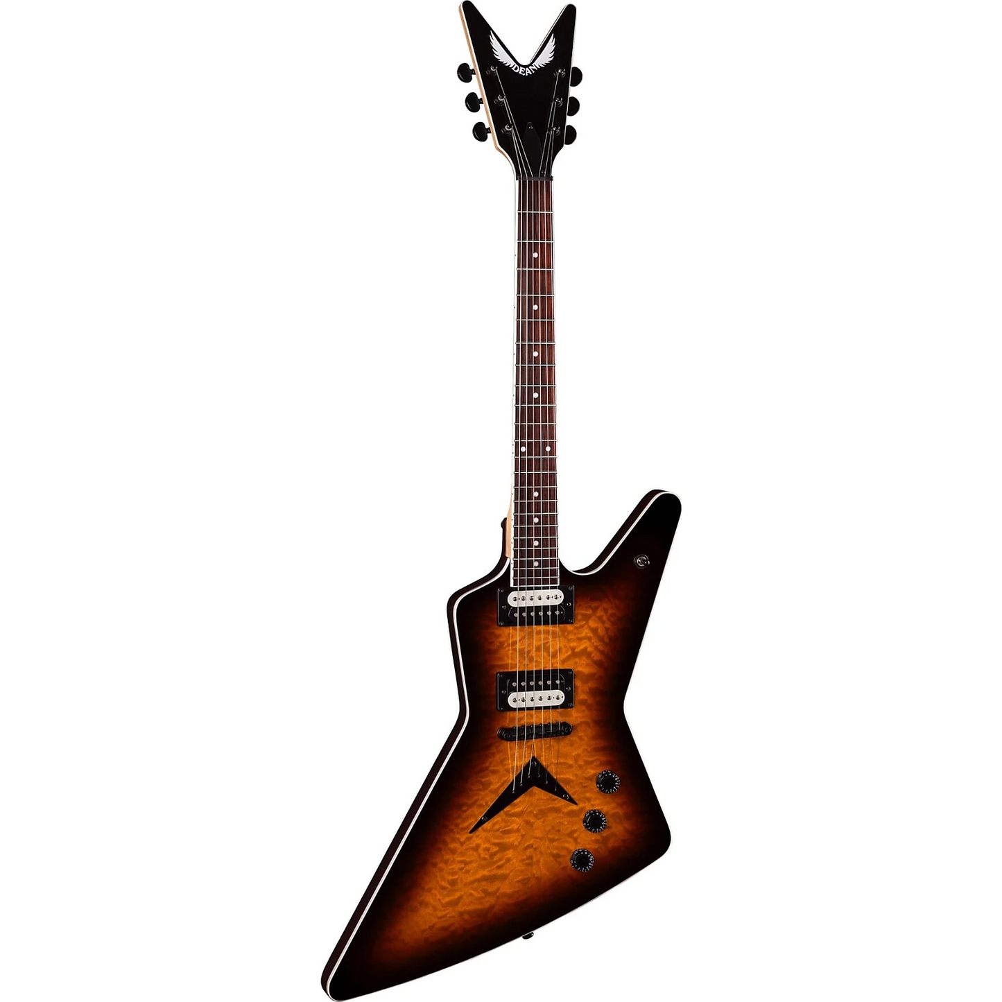 Dean ZX Quilted Maple Trans Brazilia Electric Guitar