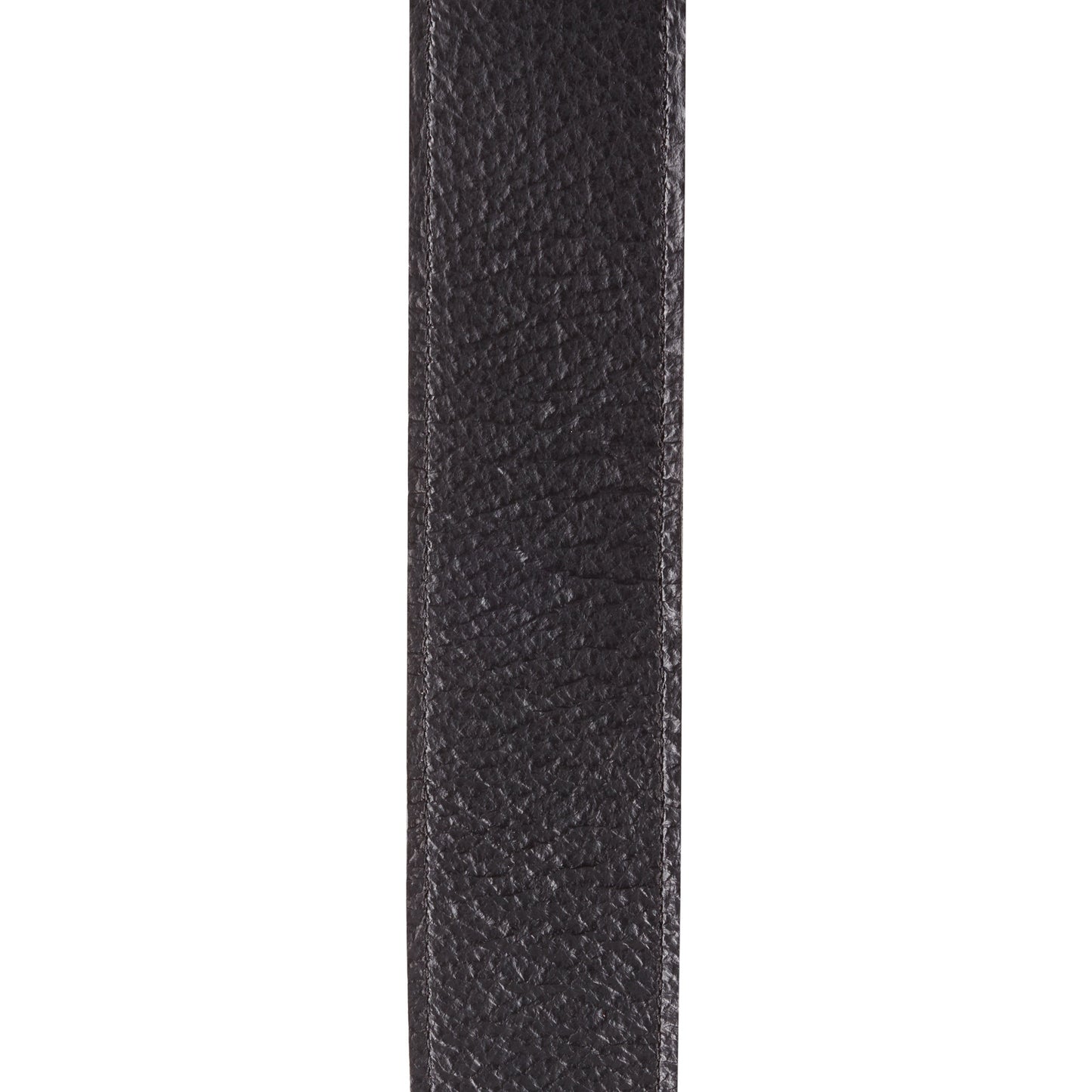 D'Addario Slim Garment Leather Guitar Strap, Black
