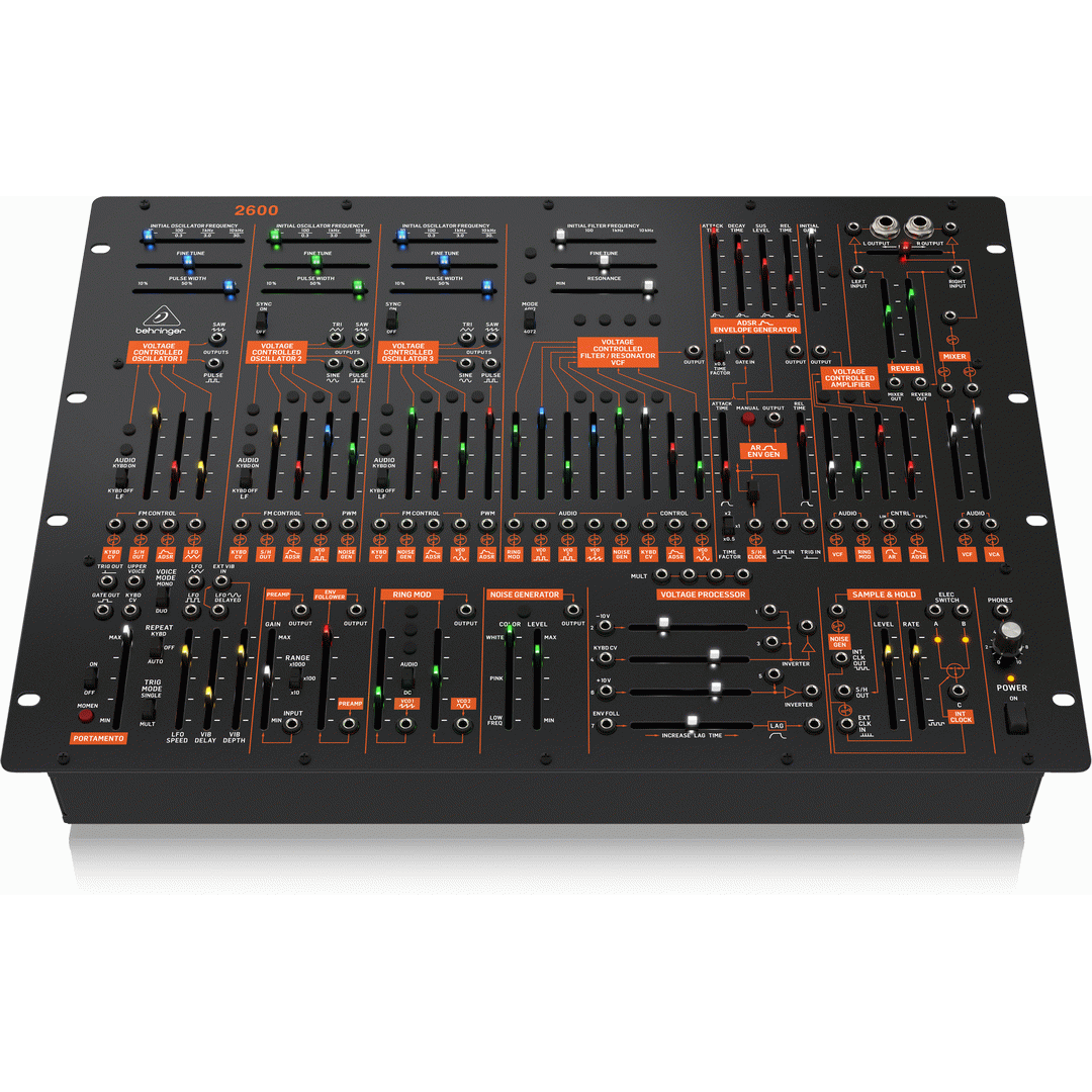 Behringer 2600 Semi-Modular Analog Synthesizer 8RU