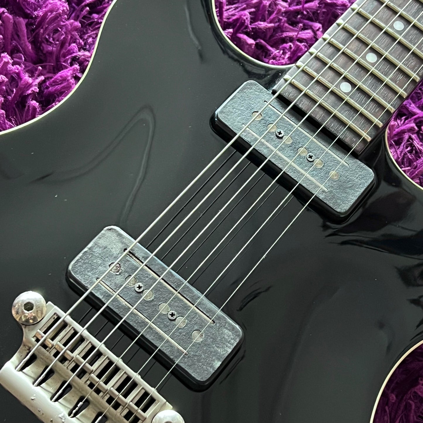 2010s Vox SDC-33 Double Cutaway Solid Body Electric Guitar Black
