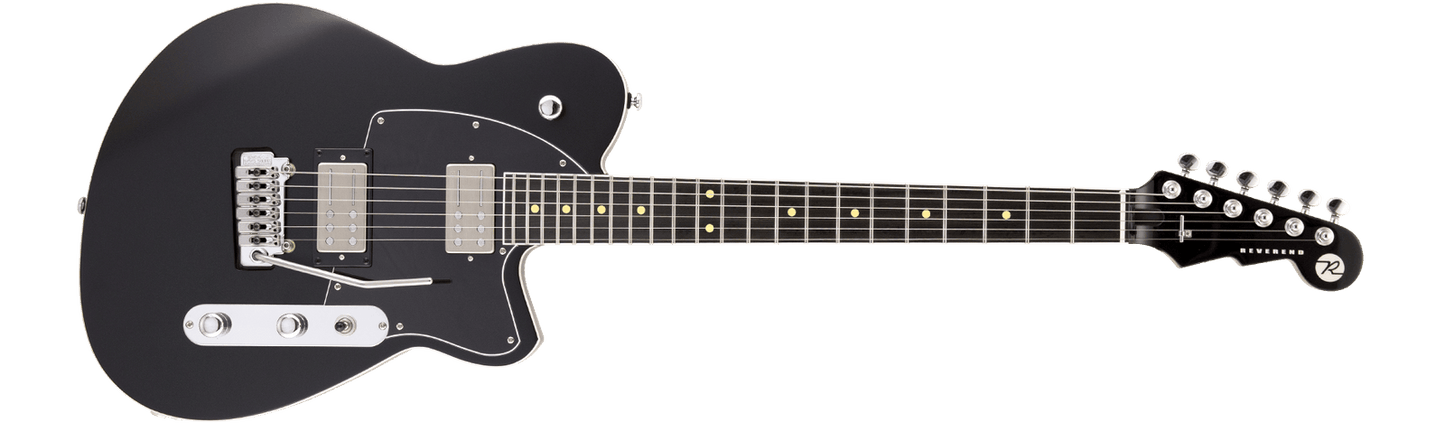 Reverend Reeves Gabrels Signature FM Midnight Black Flame Maple