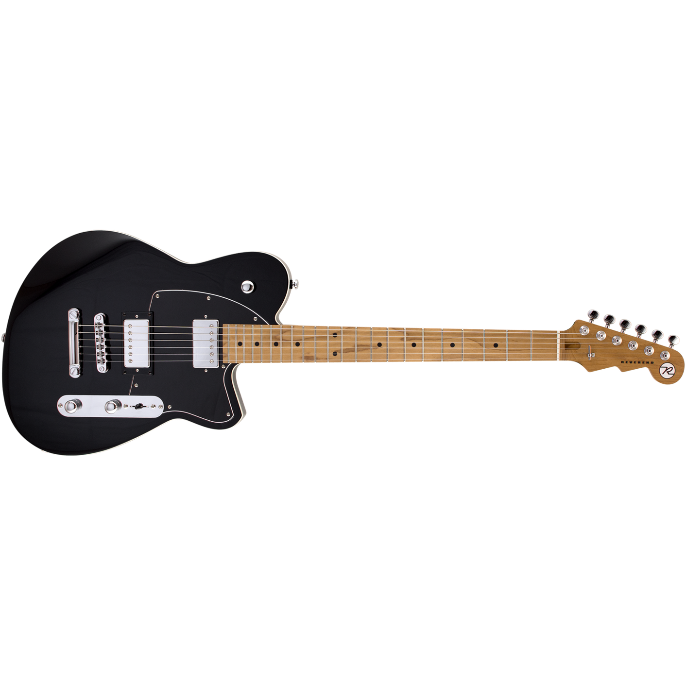 Reverend Charger HB Midnight Black