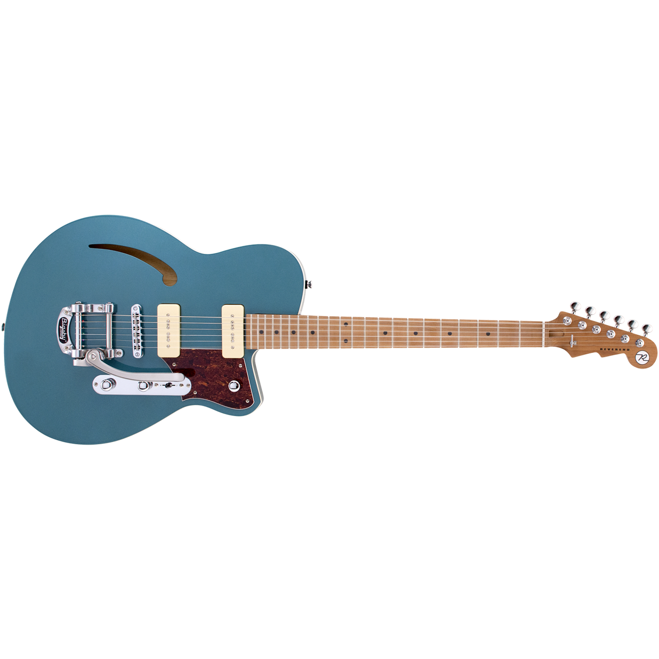 Reverend Club King 290 Deep Sea Blue w/ Bigsby