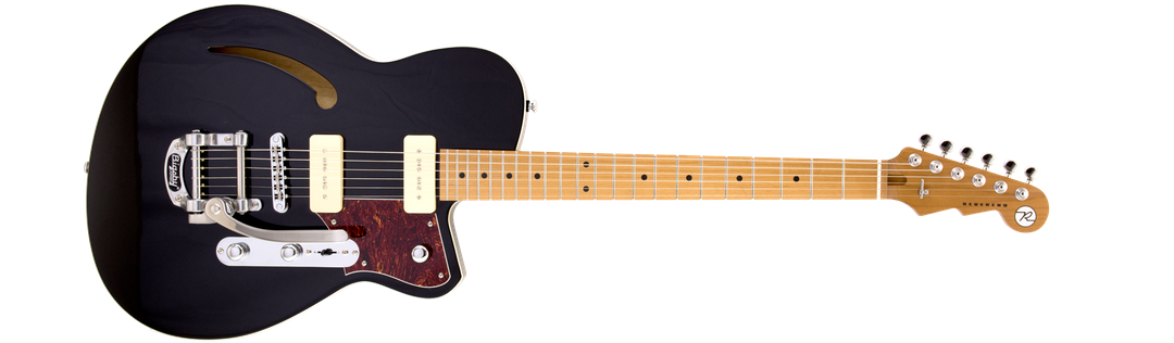 Reverend Club King 290 Midnight Black w/ Bigsby