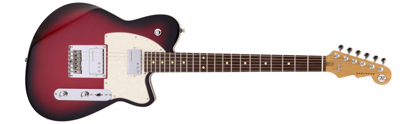 Reverend Crosscut Metallic Red Burst