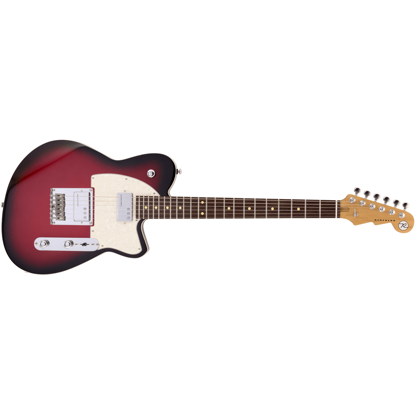 Reverend Crosscut Metallic Red Burst