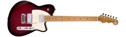 Reverend Crosscut W w/ Wilkinson Tremolo Metallic Red Burst