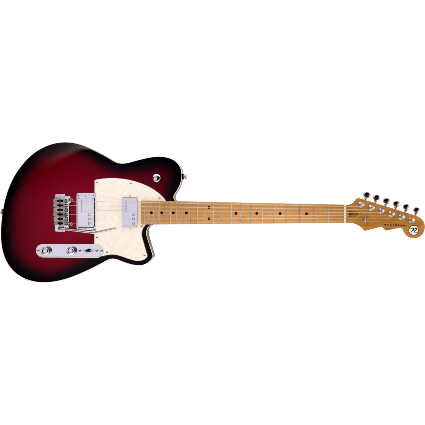 Reverend Crosscut W w/ Wilkinson Tremolo Metallic Red Burst