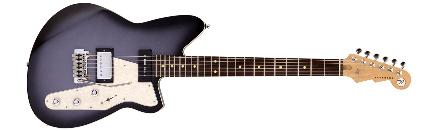 Reverend Double Agent W w/ Wilkinson Tremolo Periwinkle Burst