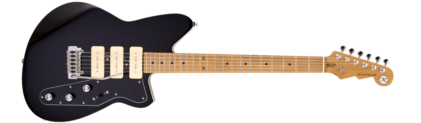 Reverend Jetstream 390 w/ Wilkinson Tremolo Midnight Black