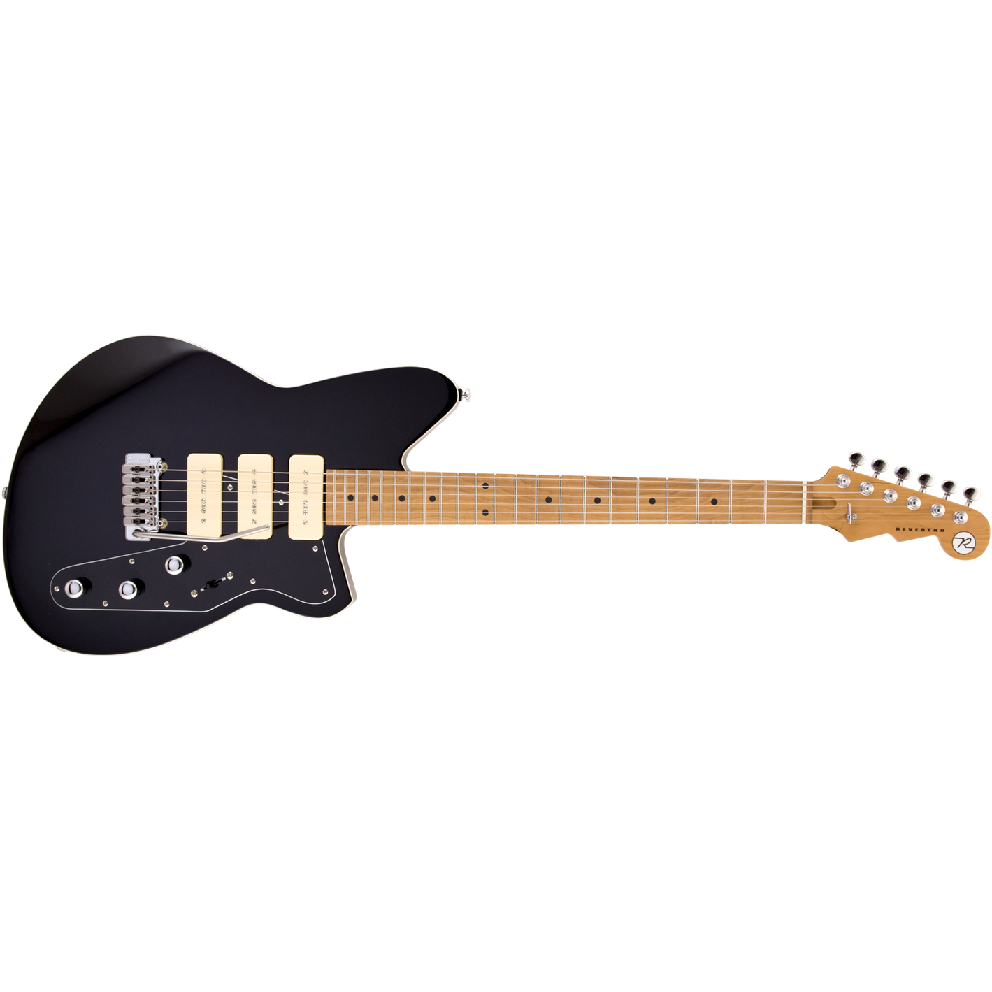 Reverend Jetstream 390 w/ Wilkinson Tremolo Midnight Black