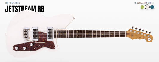 Reverend Jetstream RB w/ Wilkinson Tremolo Transparent White