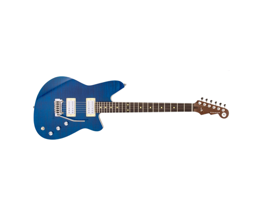 Reverend Kingbolt RA FM w/ Wilkinson Tremolo Transparent Blue Flame Maple