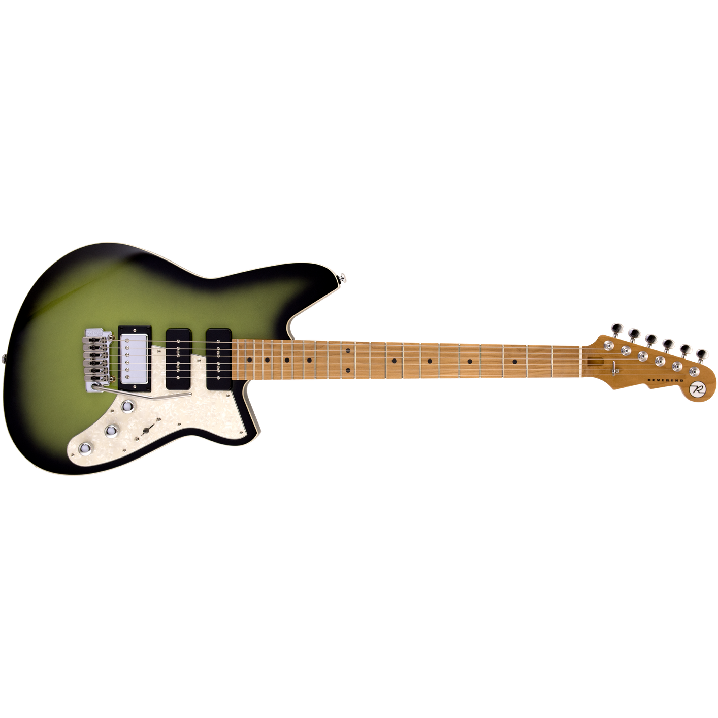 Reverend Six Gun HPP w/ Wilkinson Tremolo Avocado Burst