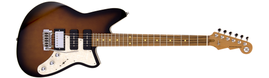 Reverend Six Gun HPP w/ Wilkinson Tremolo Coffee Burst