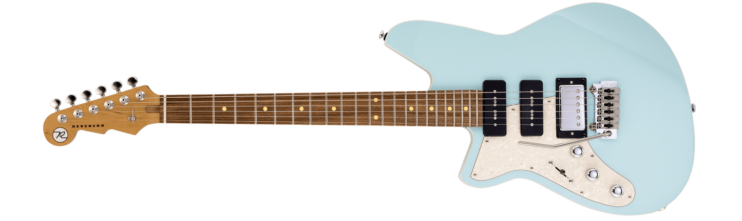 Reverend Six Gun HPP w/ Wilkinson Tremolo Chronic Blue (Left Handed)