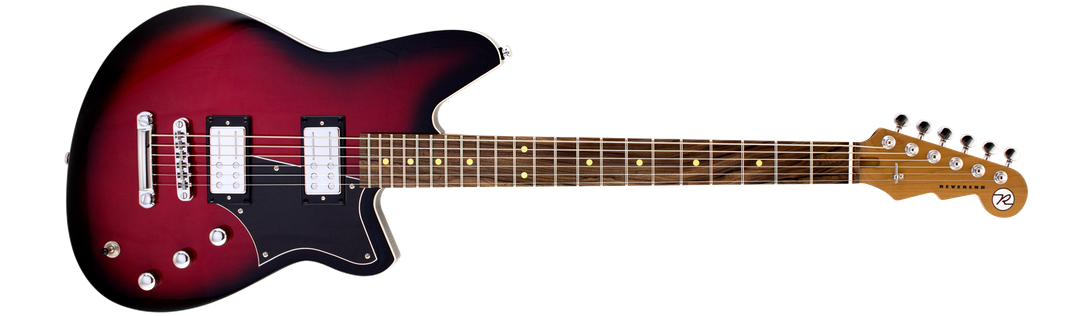Reverend Descent RA Baritone Metallic Red Burst