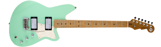 Reverend Descent W Baritone w/ Wilkinson Tremolo Oceanside Green