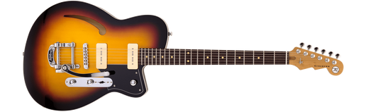 Reverend Club King 290 3-Tone Burst w/ Bigsby