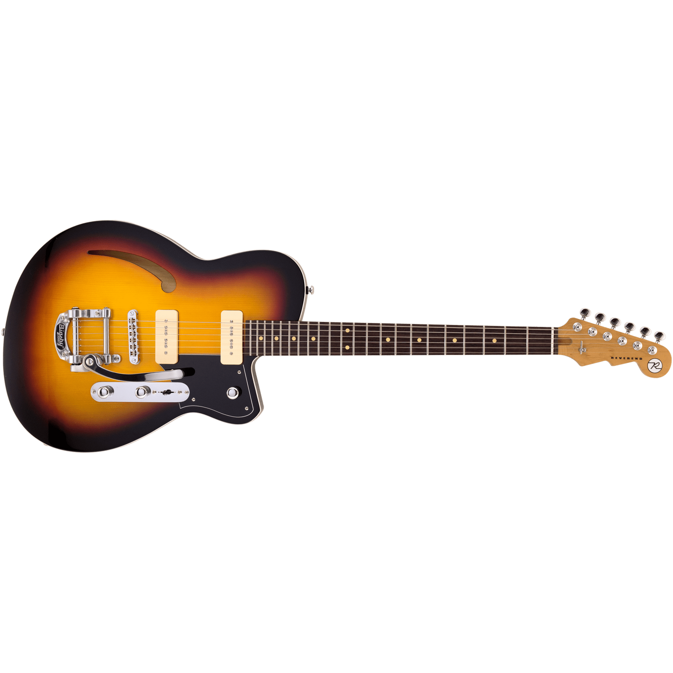 Reverend Club King 290 3-Tone Burst w/ Bigsby