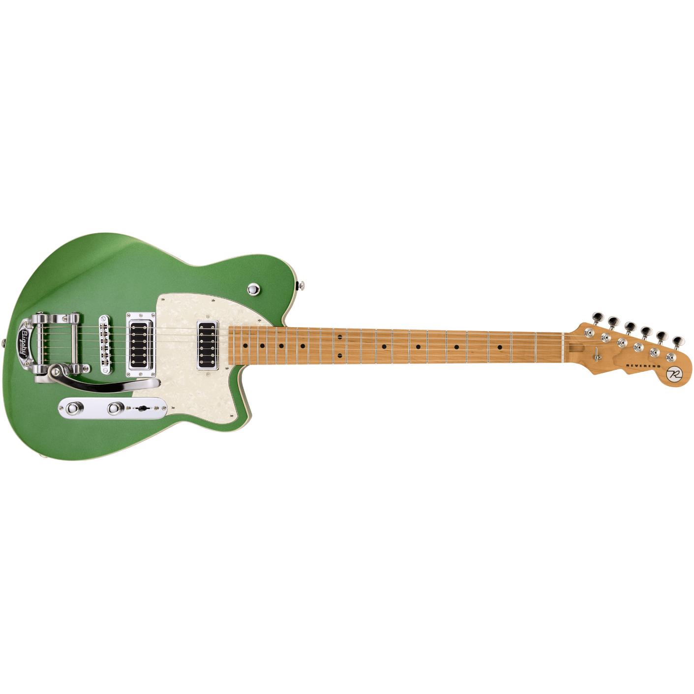 Reverend Flatroc w/ Bigsby Emerald Green