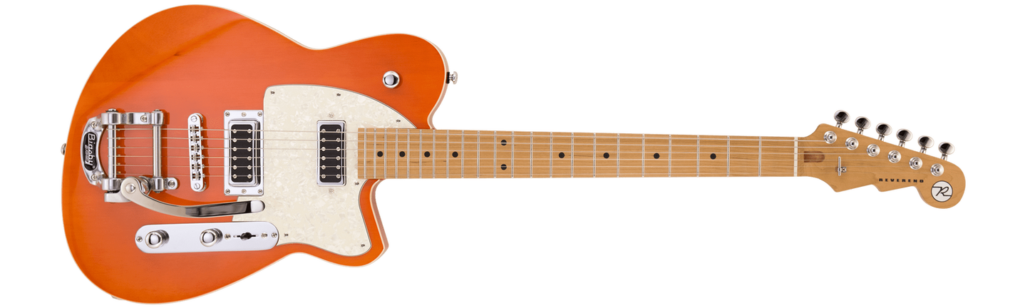 Reverend Flatroc w/ Bigsby Rock Orange