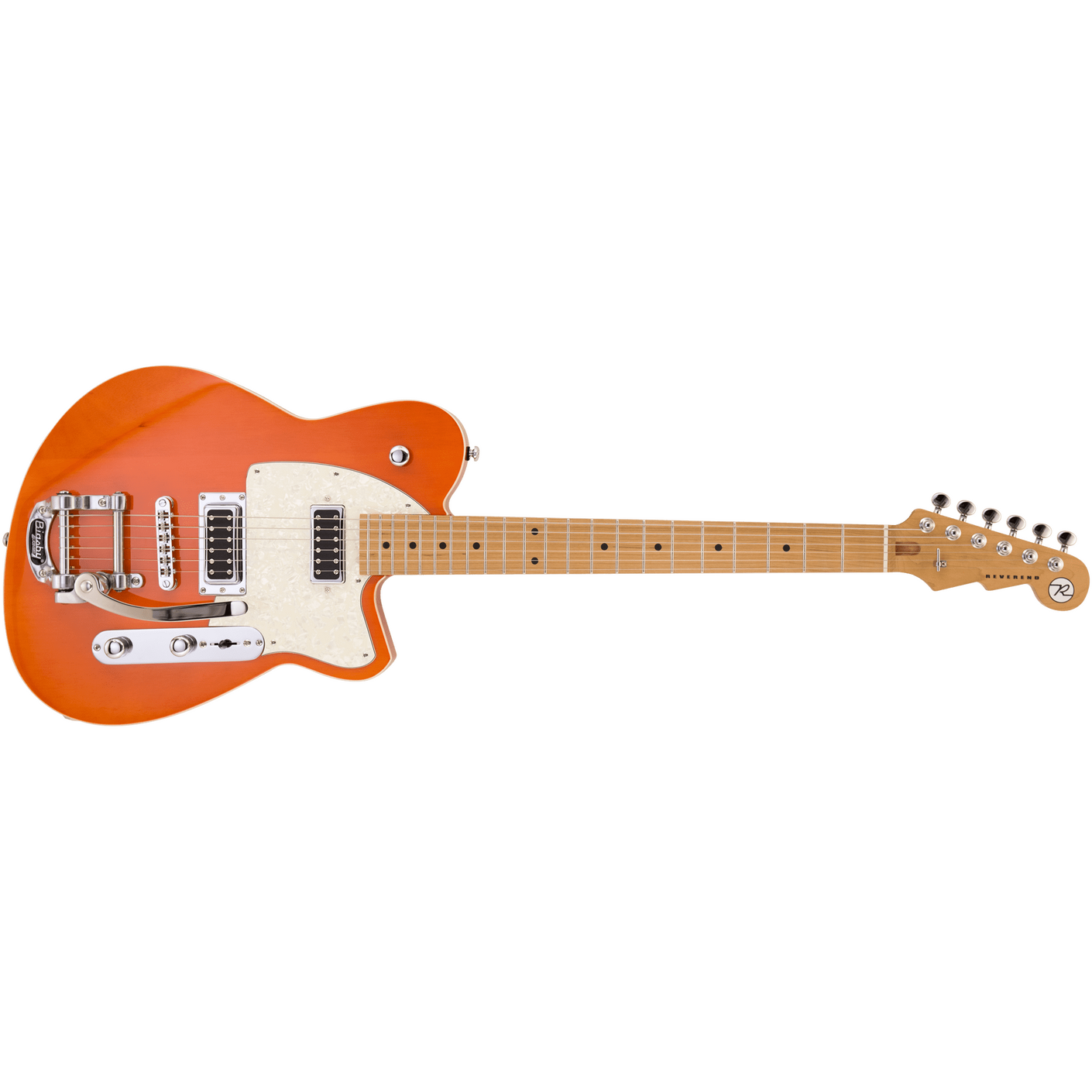 Reverend Flatroc w/ Bigsby Rock Orange