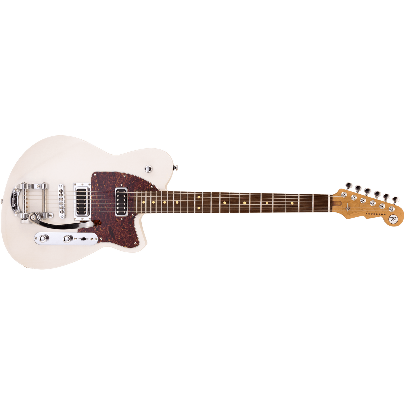 Reverend Flatroc w/ Bigsby Transparent White