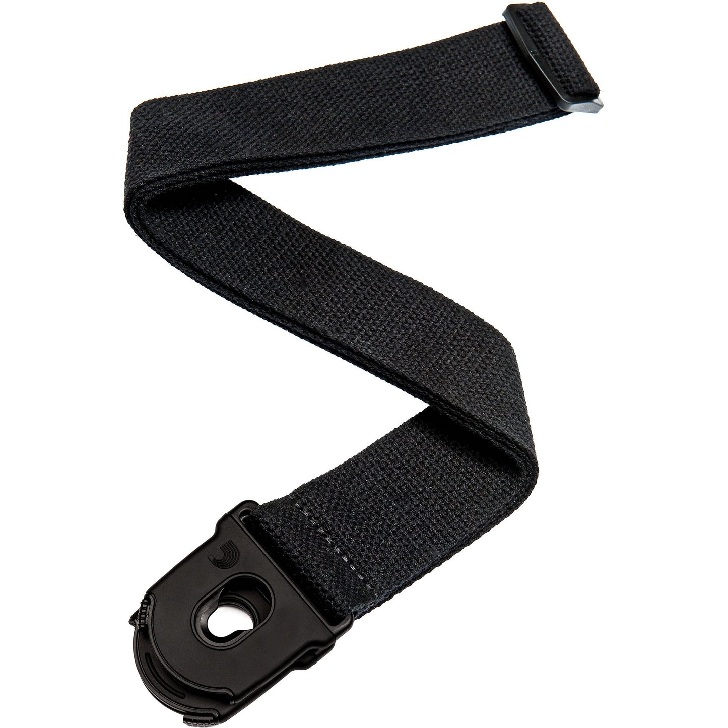 D'Addario Planet Lock Guitar Strap, Cotton, Black