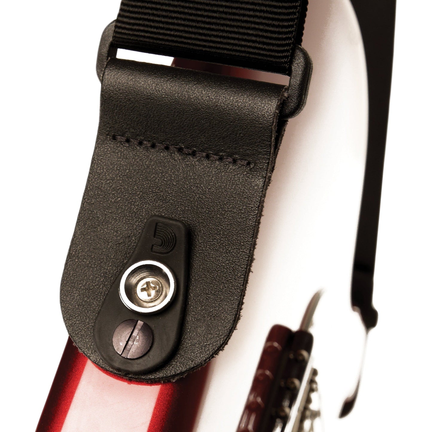 D'Addario Pad Lock Guitar Strap, Black