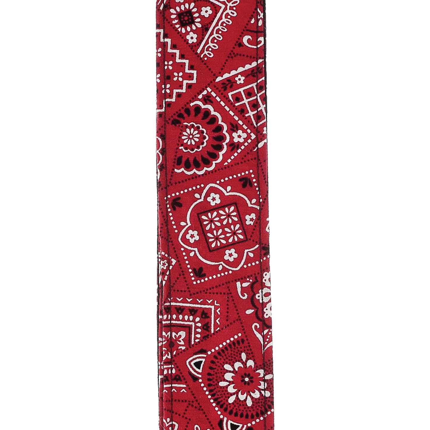 D'Addario Woven Guitar Strap, Bandana Red