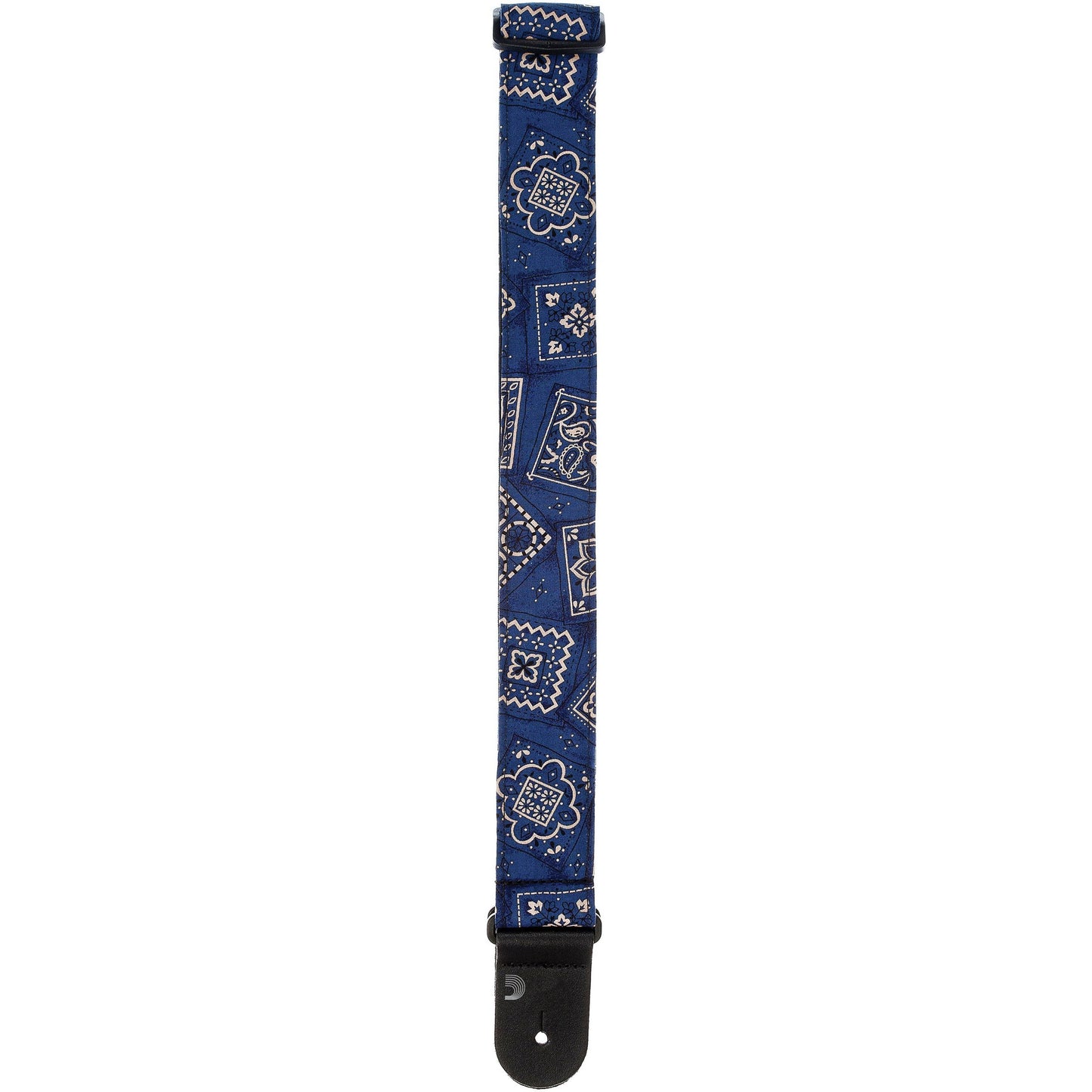 D'Addario Woven Guitar Strap, Bandana Blue