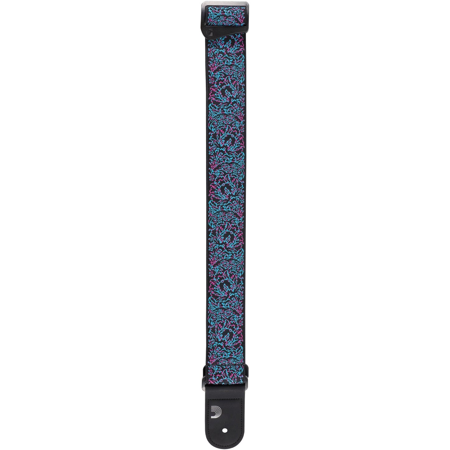 D'Addario Eco-Comfort Outrun Woven Guitar Strap, Glitch