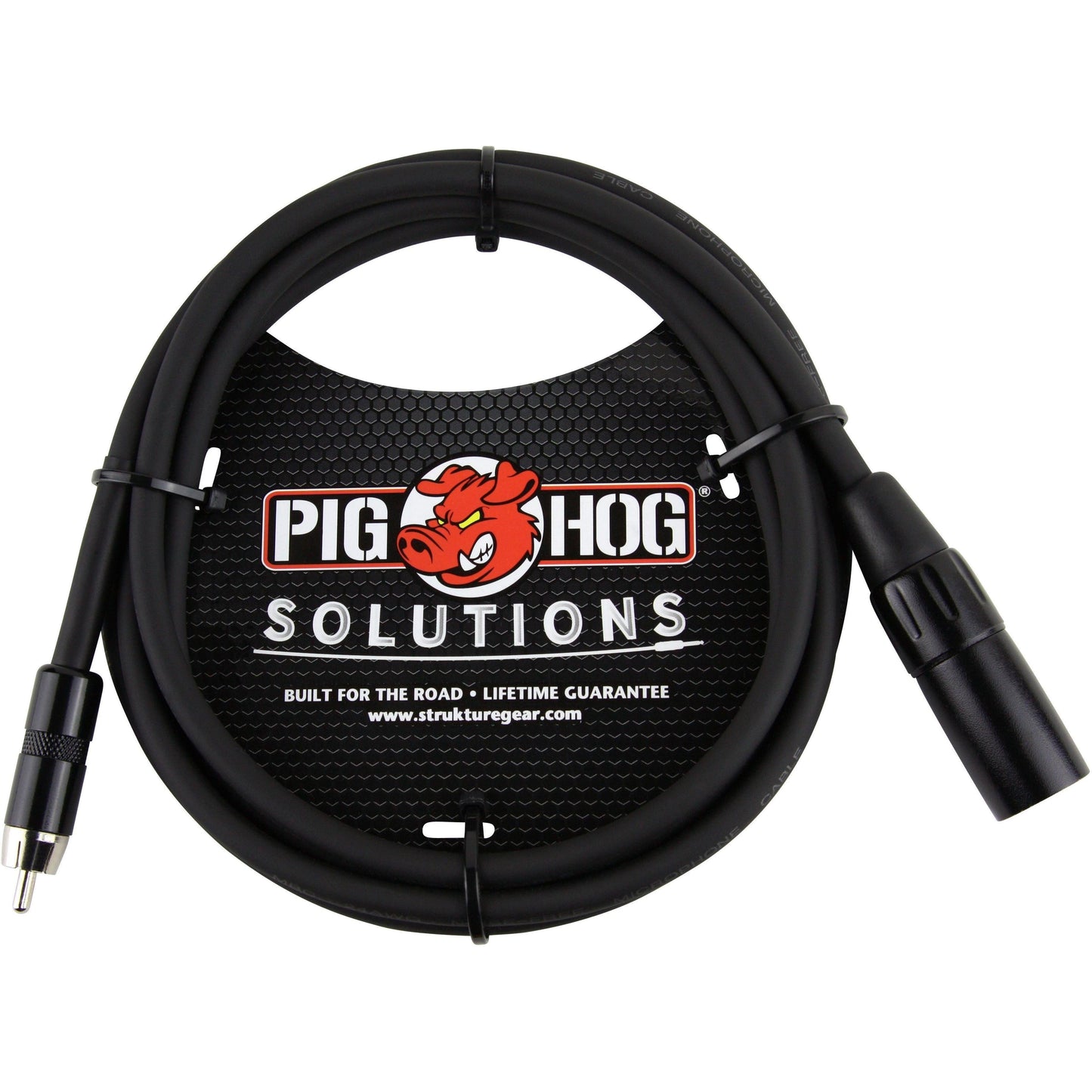 Pig Hog Solutions - XLR (Male) to RCA (Male) Cable - 6 Foot