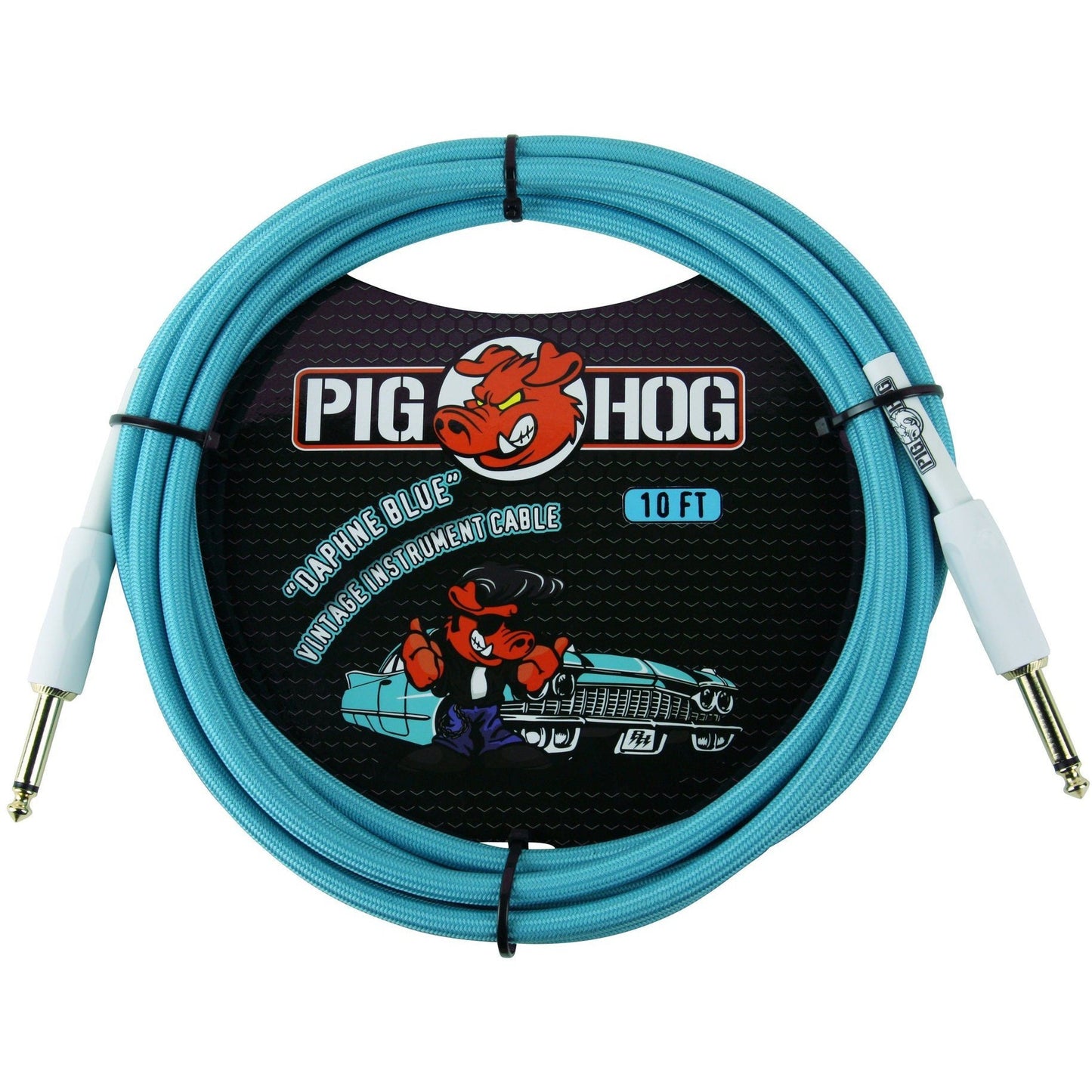 Pig Hog "Daphne Blue" Instrument Cable, 10 Foot