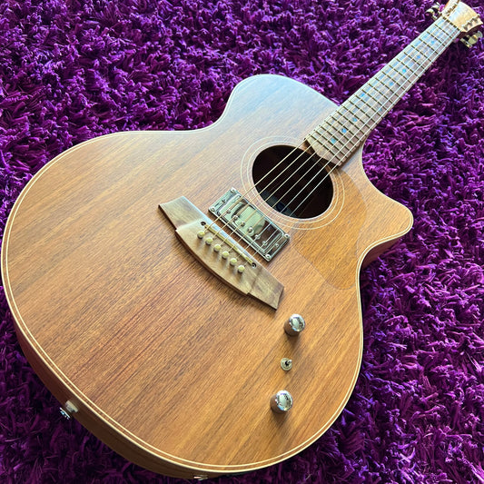 2021 Cole Clark Angel CCAN2EC-BLBL-HUM Humbucker Acoustic Electric Guitar (w/ OHSC)