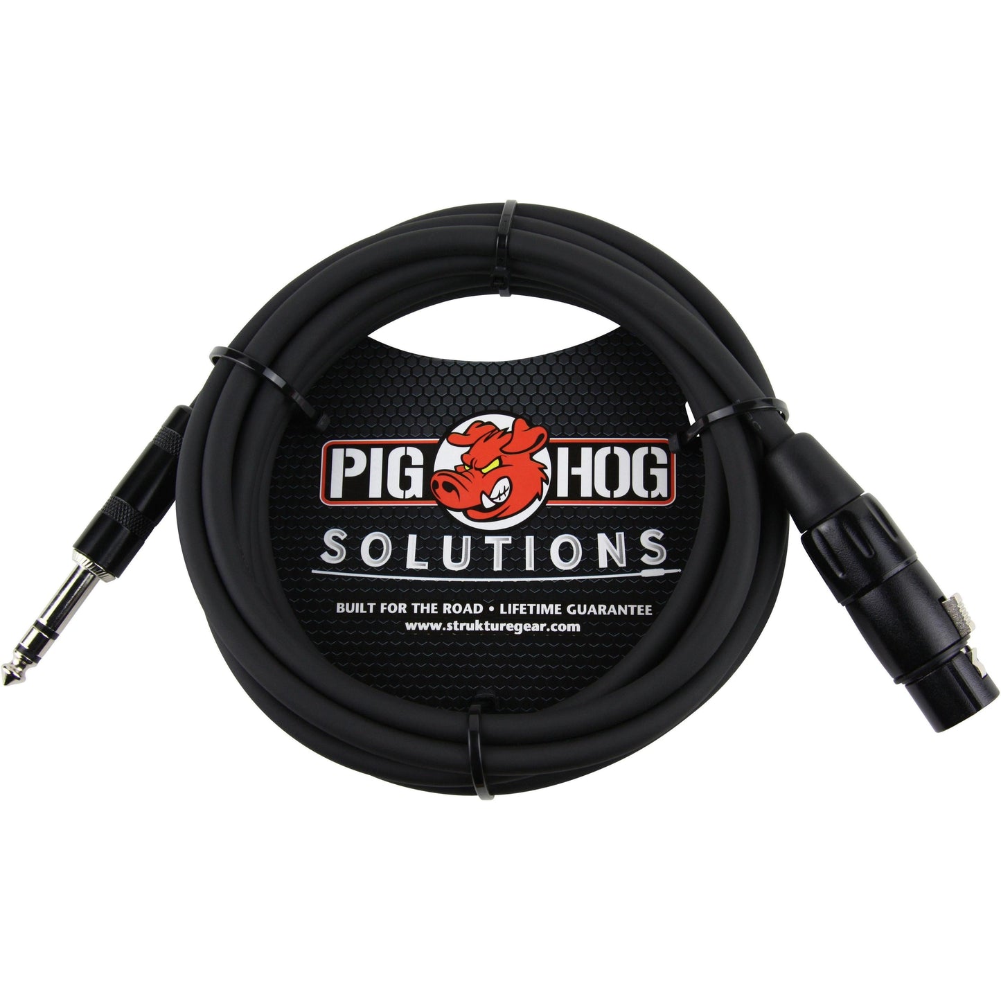 Pig Hog Solutions - 1/4" (Male) TRS to XLR (Female) Balanced Cable - 20 Foot