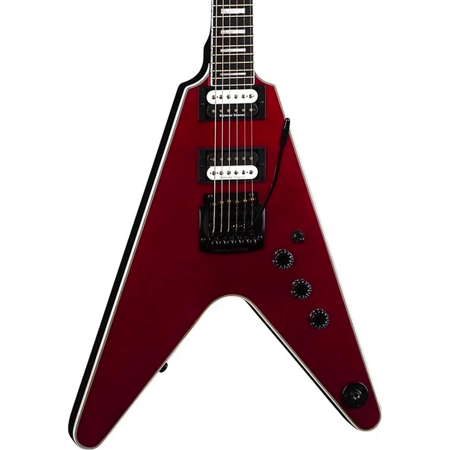 Dean V Select 24 Kahler Metallic Red Satin Electric Guitar