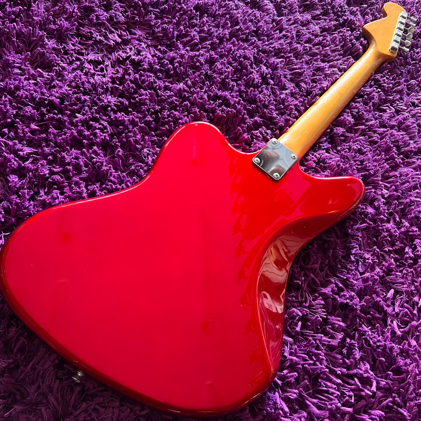 1993-94 Fender Jaguar JG-66 Candy Apple Red (Matching Headstock) (MIJ Fujigen)
