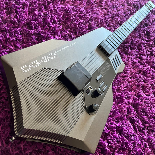 Casio DG-20 Digital Synthesizer Guitar 1980s