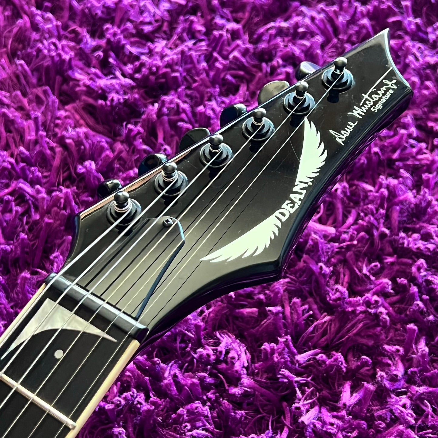 Late 2010s Dean VMNT Dave Mustaine "Angel of Deth" Flying V (w/ OHSC) (Made in Korea)