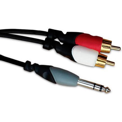 Ashton RCA26S 1/4" Stereo to 2 x RCA Cable