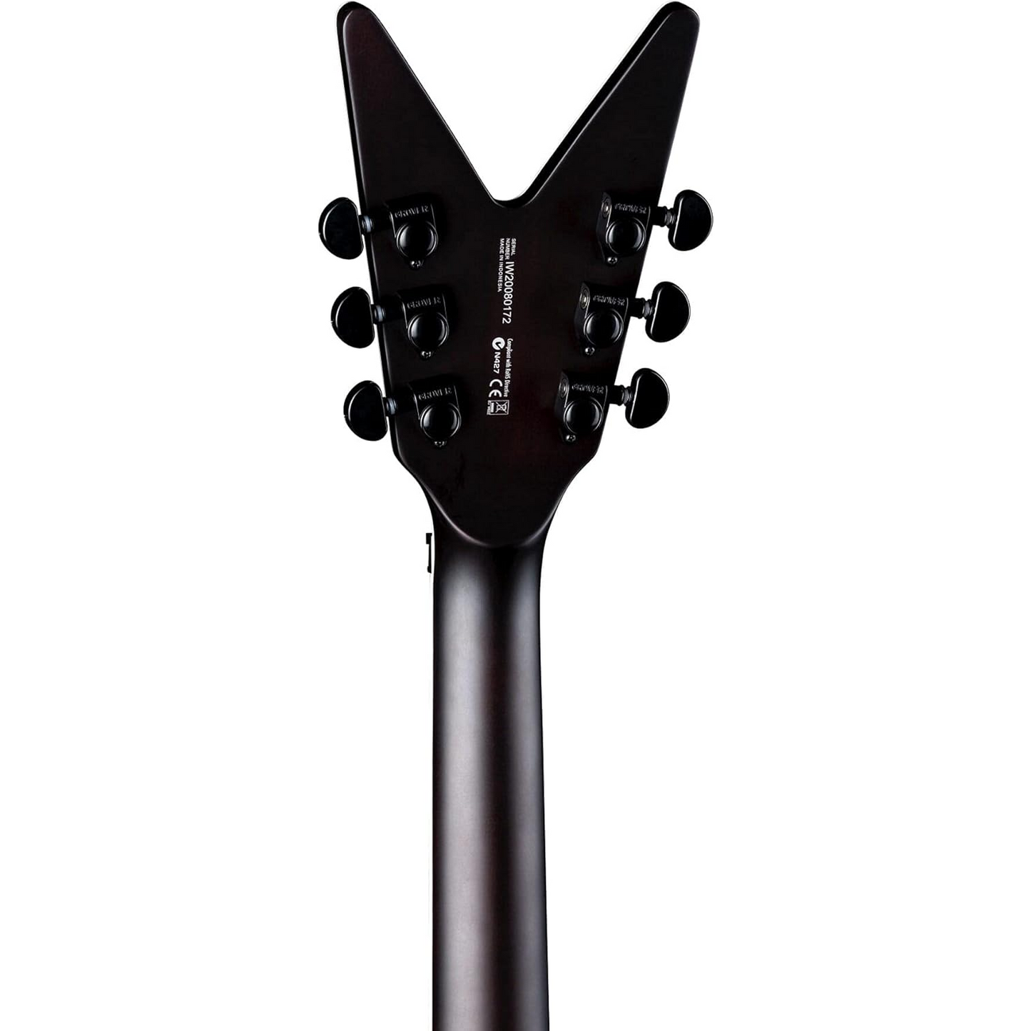 Dean V Select 24 Kahler Metallic Red Satin Electric Guitar
