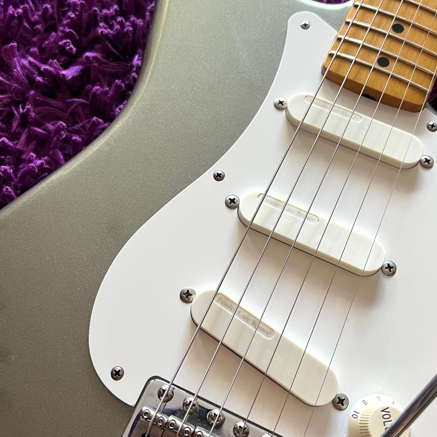 1993-94 Fender ST54-LS '54 Stratocaster Reissue Lace Sensor Pewter Grey (MIJ Fujigen)