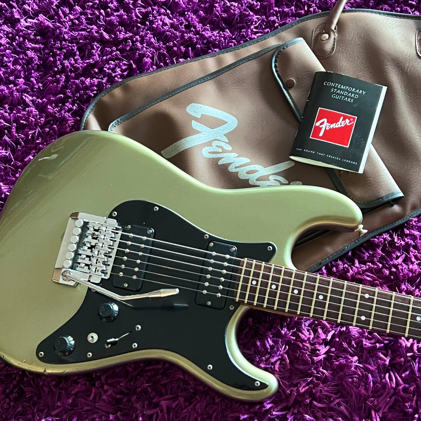 1985 Fender Contemporary Stratocaster Deluxe HH Pewter Grey (MIJ Fujigen)