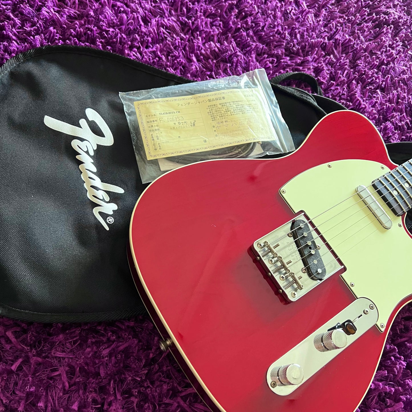 2007 Fender TL-62B-75 Telecaster Custom '62 Reissue Transparent Red (MIJ)